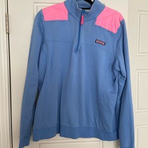 Vineyard Vines Periwinkle & Pink Shep Shirt